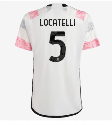 Maillot de foot Juventus Manuel Locatelli #5 Extérieur 2023-24 Manches Courte